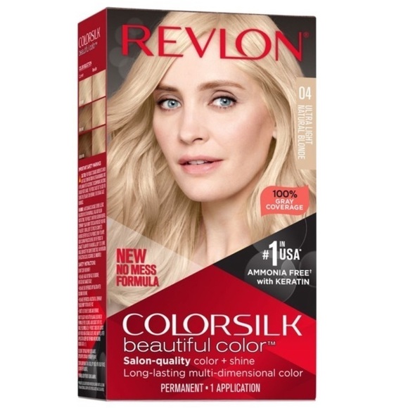 Revlon Colorsilk Permanent Hair Color Ultra Light Natural Blonde Pack of 2 - Picture 8 of 8